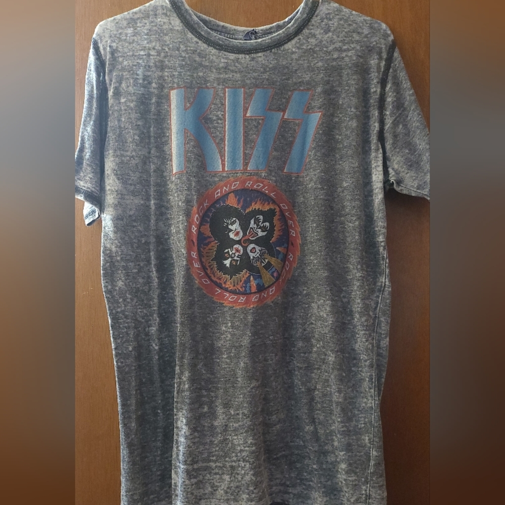 Kiss tshirt acid washed